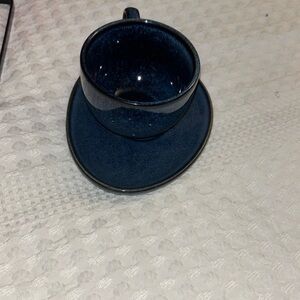 Tiny mug set with dishes and stand